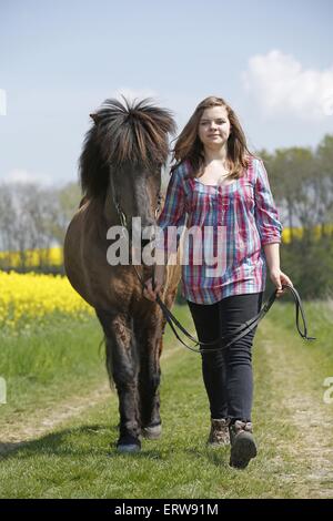 girl with Aegidienberger Stock Photo