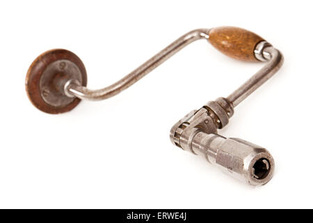 Vintage Stanley hand drill Stock Photo