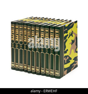 Complete collection of 'The Elite' magazines, a military history collectable part-work published by ORBIS (now De Agostini) Stock Photo