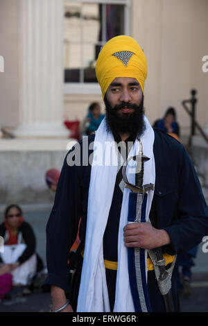 London, UK. 07th June, 2015. Sikh Freedom March and Rally in Central London UK, 7th June 2015. Credit:  pmgimaging/Alamy Live News Stock Photo