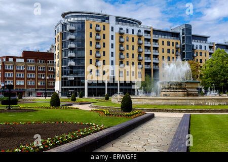 BBC building Queen's Court, Queen's Gardens, Hull. UK City of Culture 2017 Stock Photo