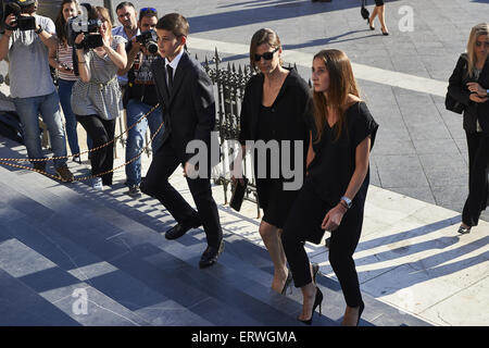 Madrid, Spain. 8th June, 2015. Rosario Nadal attend the Mass Fueneral for Kardam Prince of Turnovo at Los Jerenimos Church on June 8, 2015 in Madrid Credit:  Jack Abuin/ZUMA Wire/Alamy Live News Stock Photo