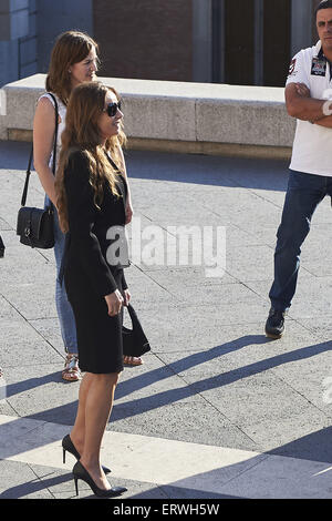 Madrid, Spain. 8th June, 2015. Miriam Ungria attend the Mass Fueneral for Kardam Prince of Turnovo at Los Jerenimos Church on June 8, 2015 in Madrid Credit:  Jack Abuin/ZUMA Wire/Alamy Live News Stock Photo