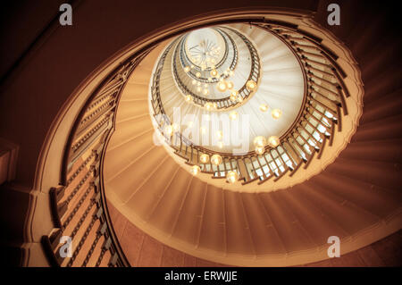 Heals Department Store Spiral Staicase Stock Photo