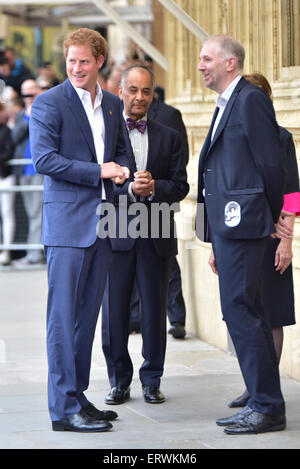 London, UK. 8th June, 2015. Prince Harry attends the WellChild Gala Concert for Cheltenham charity at Royal Albert Hall, London. Credit:  See Li/Alamy Live News Stock Photo