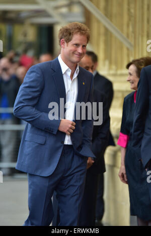 London, UK. 8th June, 2015. Prince Harry attends the WellChild Gala Concert for Cheltenham charity at Royal Albert Hall, London. Credit:  See Li/Alamy Live News Stock Photo