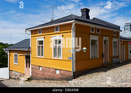 street view, Porvoo Finland Stock Photo