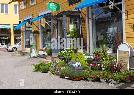 street view, Porvoo Finland Stock Photo