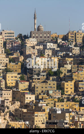 dense urban housing in Amman, Jordan Stock Photo