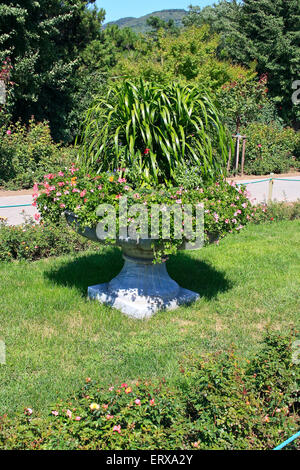 Beautiful floral design created by man Stock Photo