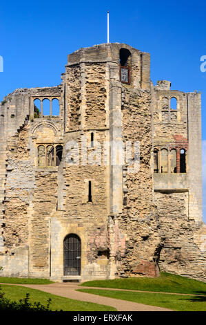 Newark Castle interior. In Newark On Trent, Nottinghamshire, England Stock Photo