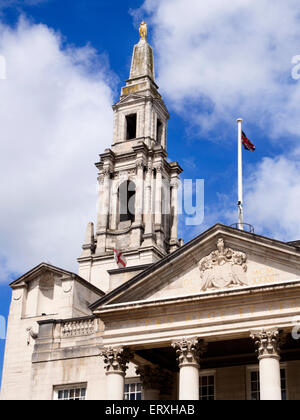 The Civic Hall in Millennium Square Leeds West Yorkshire England Stock Photo