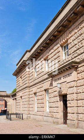 front entrance to Chester Crown Court Chester cheshire england uk gb eu europe Stock Photo