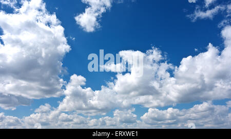blue sky and white clouds Stock Photo