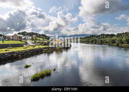 River Laune in Killorglin, County Kerry, Ireland Stock Photo