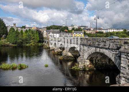 Bridge over the River Laune in Killorglin, County Kerry, Ireland Stock Photo
