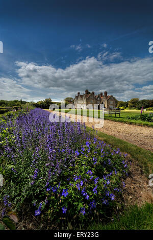 Barton Manor,  previously a Royal residence, is now open to the pu;lic  on special open days. Stock Photo