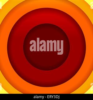 Abstract red, orange and yellow round shapes. RGB EPS 10 vector Stock Vector
