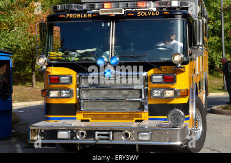 Glendale Volunteer Fire Department  fire truck Stock Photo