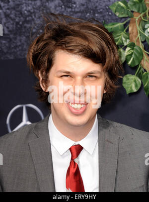 Matty Cardarople attending the "Jurassic World" World Premiere held at