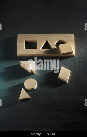 triangle square circle toy , learning block , building blocks , learning blocks , education , Stock Photo