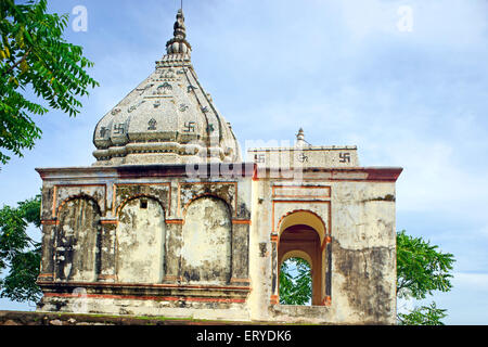 Digamber Jain Adinath Temple Pahard ; Rajgir ; Girivraj , Nalanda district , Bihar ; India , Asia Stock Photo