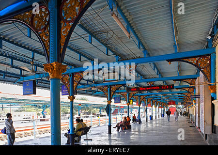 Heritage ; old Rajkot station ; western railways ; Gujarat ; India Stock Photo