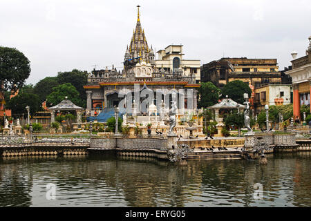 Jain temple ; Calcutta Kolkata ; West Bengal ; India Stock Photo