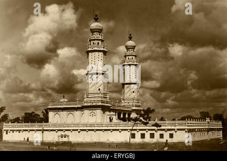 Old vintage 1900s photo of Jama Masjid ,  Srirangapatna ; Mysuru ; Karnataka ; India Stock Photo