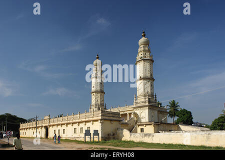 Masjid e ala or jama masjid ; Srirangapatna ; Mysore ; Karnataka ; India Stock Photo