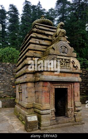 Jageshwar temple ; Almora ; Uttaranchal Uttarakhand ; India Stock Photo