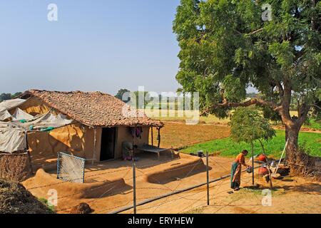 Village house , Idar , Edar , Modasa , Sabarkantha , Gujarat , India , Asia Stock Photo