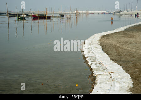 Ganga river in Allahabad at uttar pradesh India Stock Photo