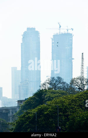 Infra structure; Twin Towers coming up at Tardeo ; Bombay now Mumbai ; Maharashtra ; India Stock Photo