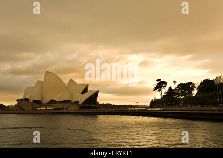 Sydney Opera House architecture ; Sydney ; New South Wales ; Australia Stock Photo