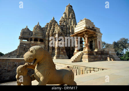 sculpture kandariya mahadeva temple khajuraho madhya pradesh India Asia Stock Photo