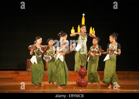 Hozagiri dance of Tripura ; India NO MR Stock Photo