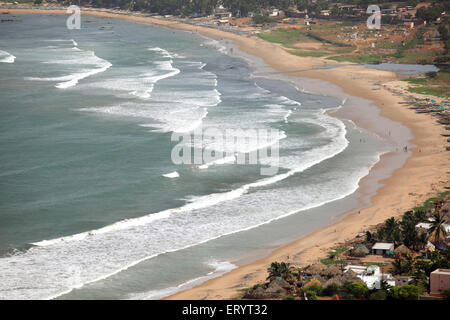 Aerial view , Ram Krishna Beach , Ramkrishna beach , R K Beach , Visakhapatnam , Vishakhapatnam ; Vizag , Visakha , Andhra Pradesh ; India , asia Stock Photo
