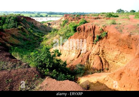 Indian Grand Canyon, river Shilabati, Gangani, Garbeta, Garhbeta, Midnapur, Medinipur Sadar, Paschim Medinipur district, West Bengal, India, Asia Stock Photo