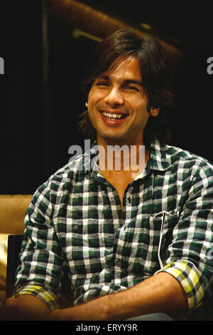 Shahid Kapoor, also known as Shahid Khattar, is an Indian bollywood hindi film movie actor Stock Photo