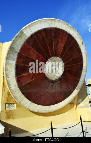 Jantar Mantar in Jaipur at Rajashtan India Stock Photo