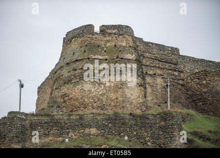 medieval citadel called Gori Fortress in Gori town, Georgia