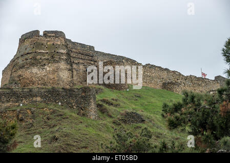 medieval citadel called Gori Fortress in Gori town, Georgia