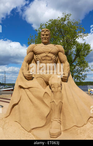 Sand sculpture, Lappeenranta Finland Stock Photo