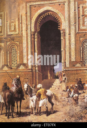 Gateway of Alah ou din ; Old Delhi ; India Stock Photo