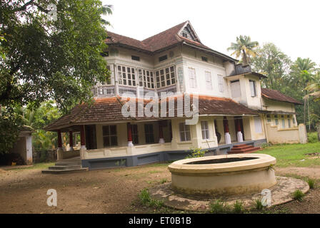 Old Syrian Christian house, Cherai, Vypin island, Cochin, Kochi, Kerala, India, Asia Stock Photo