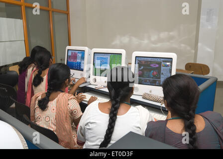 Computer lab in psg college of technology engineering institutions ; Coimbatore ; Tamil Nadu ; India Stock Photo