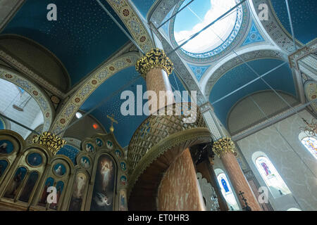 the new orhtodox curch of the Nativity of the Theotokos in Sarajevo Stock Photo