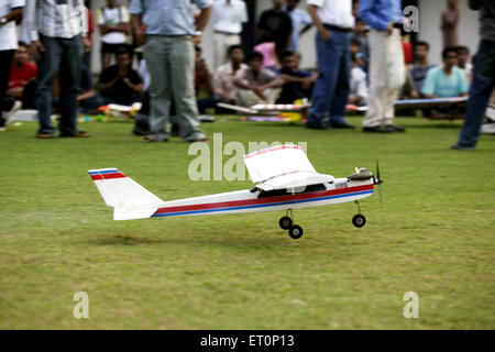 Aeromodelling show, aero model, Powai, Bombay, Mumbai, Maharashtra, India Stock Photo