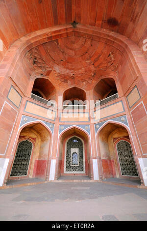 Main entrance, Humayun’s Tomb, Humayun tomb, Unesco World Heritage Site, Delhi, India, Indian monument Stock Photo